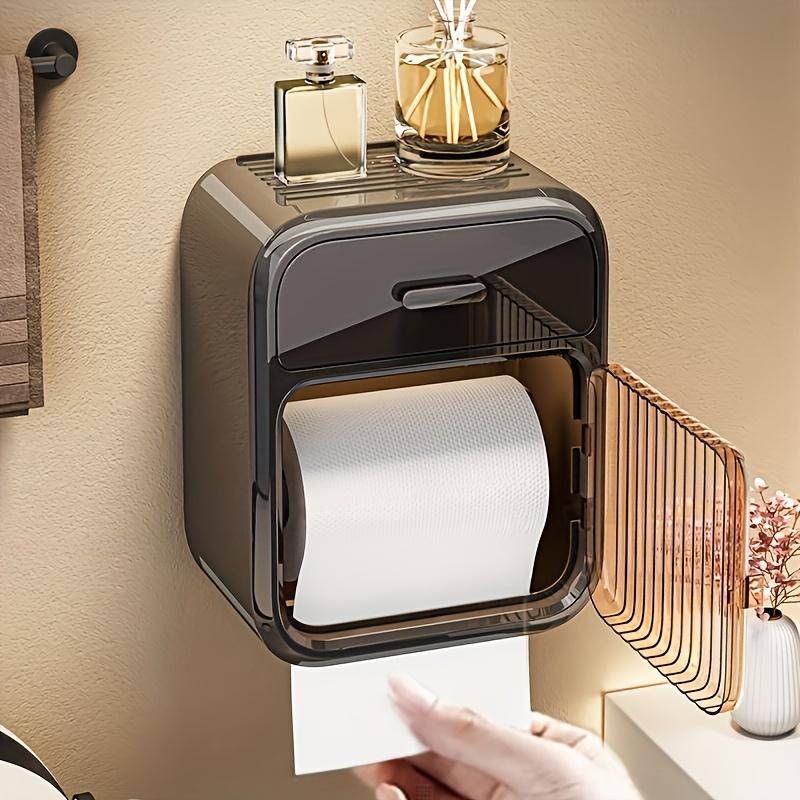 Tuvalet Kağıdı Kutusu Tuvalet Kağıdı Rulosu Saklama Rafı Banyo Rulo Peçete Tutucu Duvara Monte Peçete Kutuları Banyo Aksesuarları