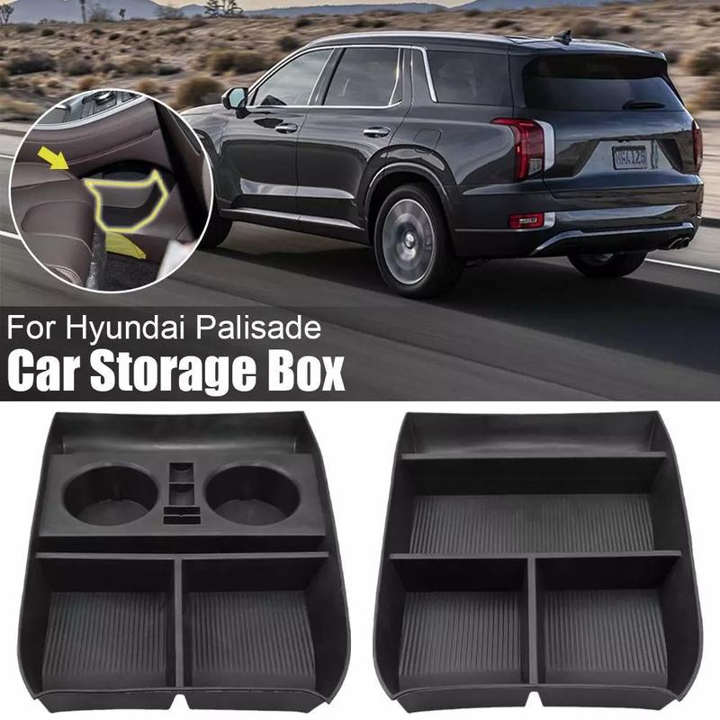 For Hyundai Palisade 2024 Car Central Console Organizer Armrest Storage Box Tray Holder Container