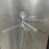 Rotating Suction Cup Towel Rack Multi-poles Hanging Towel Holder Durable Clear Clothes Hanger  Home