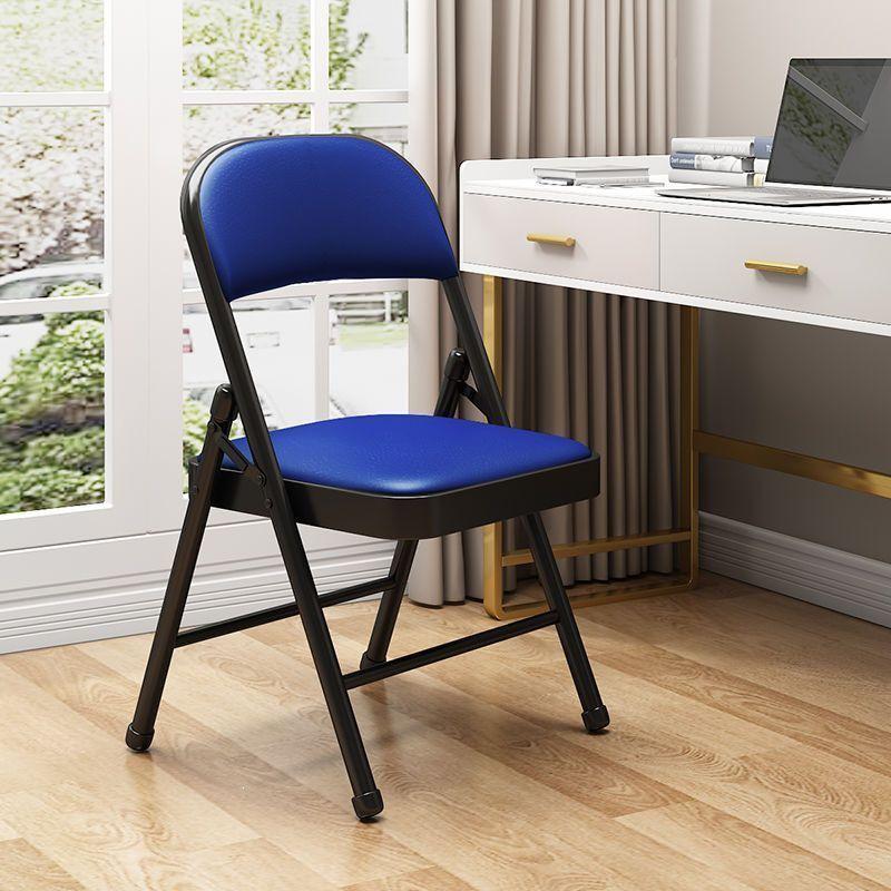 Portable Folding Chair with Backrest for Home, Office, Dining, and Dormitory Use
