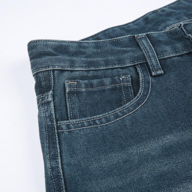 Retro Denim A-Linienrock im Hongkong-Stil für Damen - Frühjahr/Sommer-Kollektion