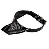 Sciarpa Bandana Collare Bandana Regolabile per Cane Cucciolo Gatto Bandana Triangolare Stampa PU Carino