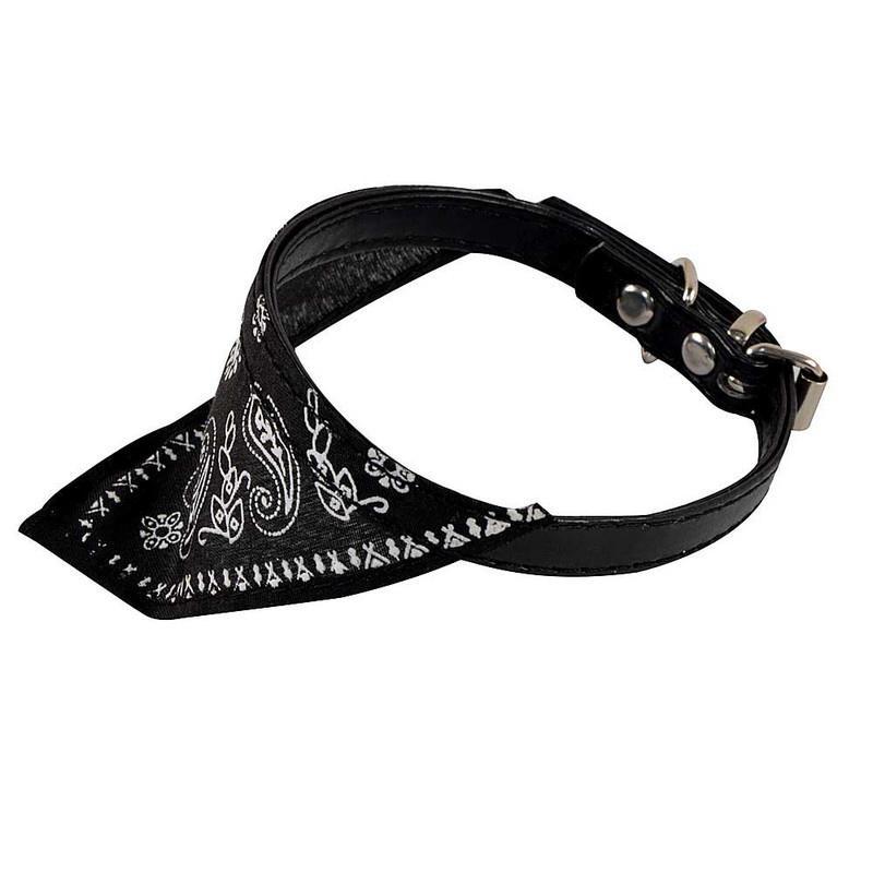 Sciarpa Bandana Collare Bandana Regolabile per Cane Cucciolo Gatto Bandana Triangolare Stampa PU Carino