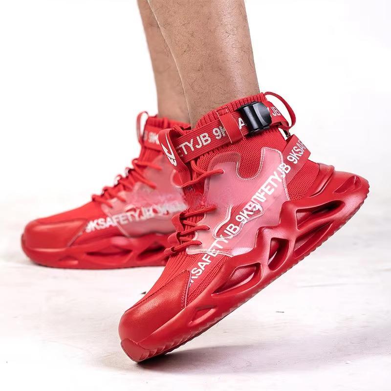 Brand Work Shoes Steel Toe Safety Shoes Men Women Work Boots Breathable Lightweigt Work Sneakers Anti-puncture Safety Boots
