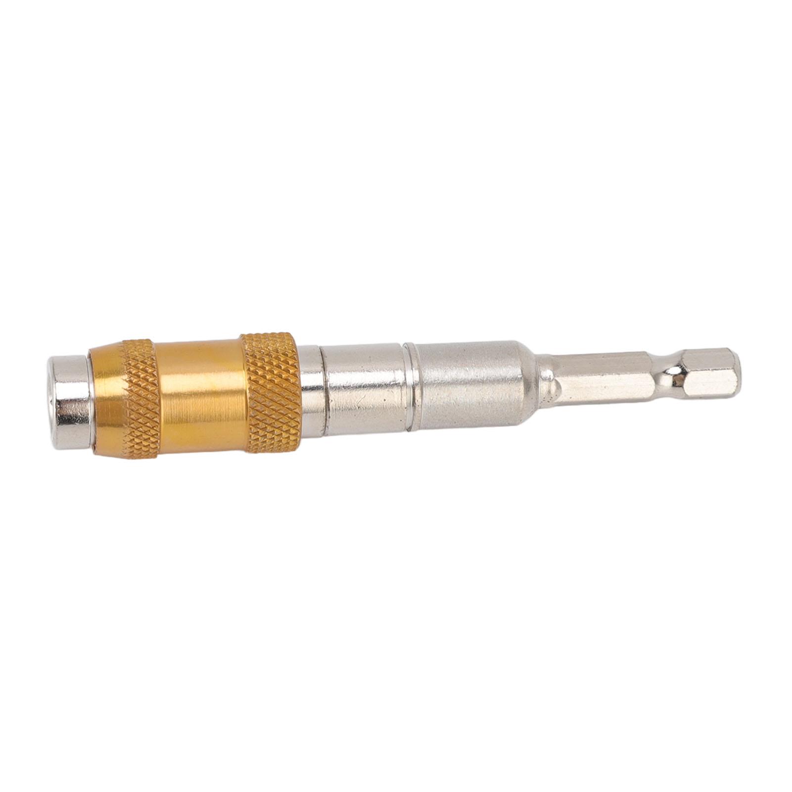 

Screw Bits Electromagnetic Chrome Vanadium Steel 6.35mm Universal Screwdriver Bit for Home Decoration Gold золотой