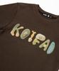 KAIFAI Strata Short Sleeve T-Shirt (Brown) K26Qb232