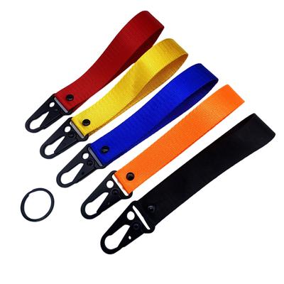 Laccetto Portachiavi Universale per Auto con Moschettone e Portachiavi in Metallo
