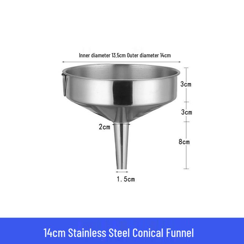 Heavy-Duty Stainless Steel Large Funnel for Industrial Fuel and Oil Press Machines