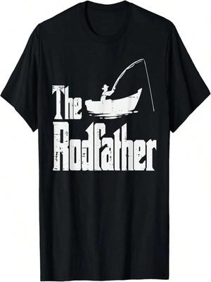 Der Rutenvater Spaßfischen Vatertag Film Wortspiel Papa Papa Männer T-Shirt