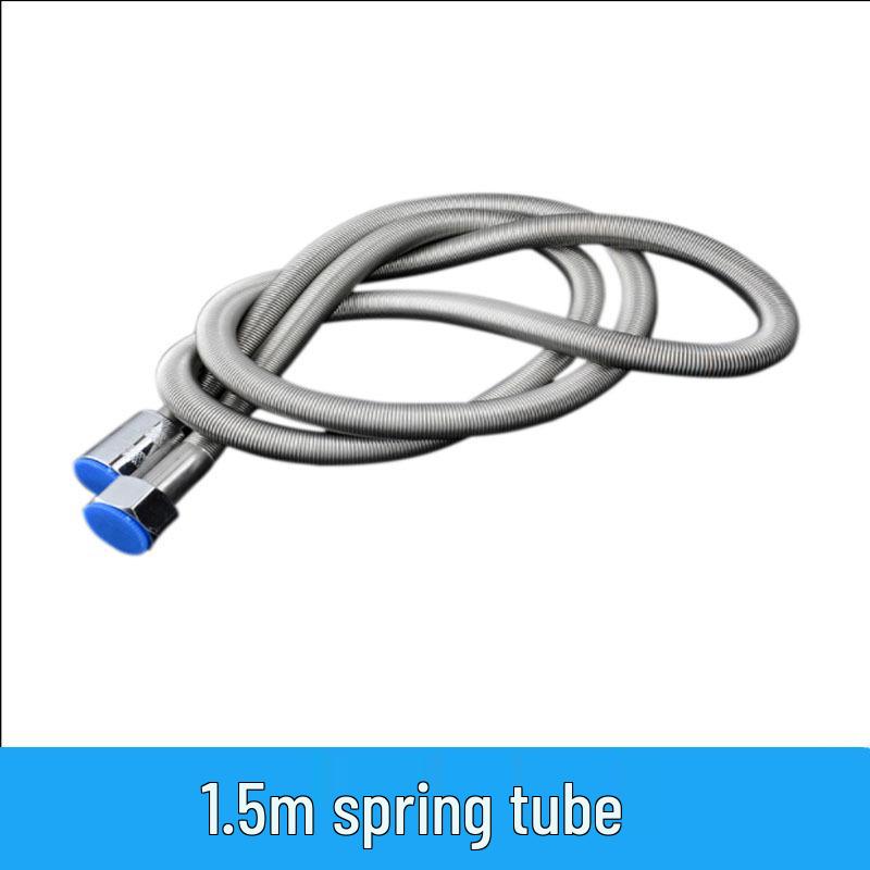 Pressurized Stainless Steel Shower Hose, Explosion-Proof, High-Temperature Resistant, 1.5/2 Meters for Home Use