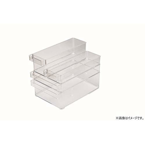 Pearl Metal Refrigerator with Deep Tray, Slim, Multipurpose, Made in Japan, Skit HB-5562