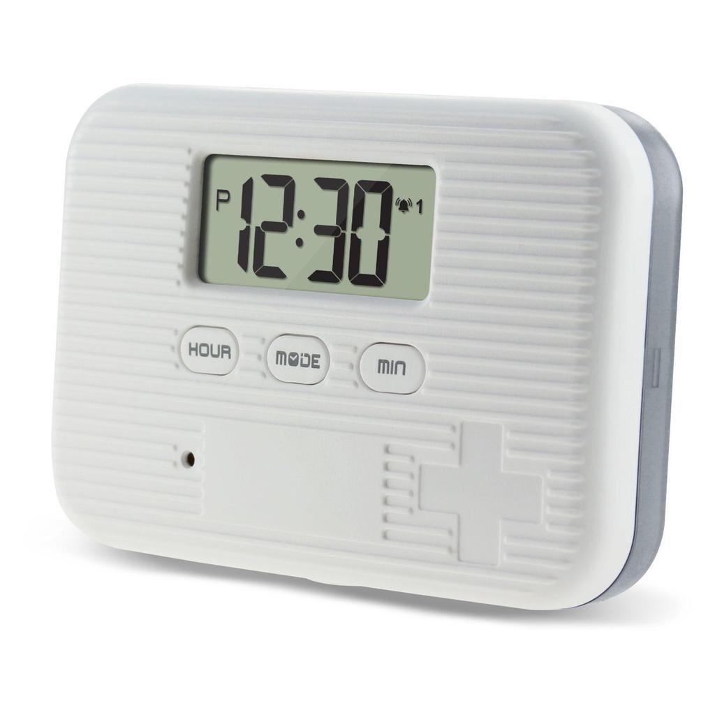 Compact 6-Compartment Smart Pill Timer