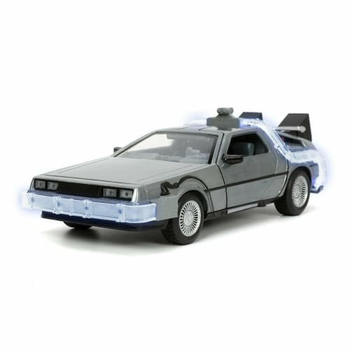 Back To the Future Part 1 Jada Toys Metals 1/24 Scale Diecast Time Machine DeLorean 32911 Jada Toys - Hollywood Rides | Back To the Future Part I De L
