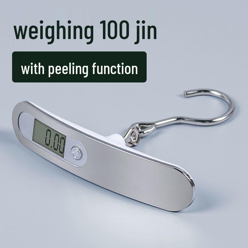 Portable High-Precision Electronic Luggage Scale, 50kg Capacity, Handheld for Home Use
