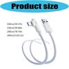10A Fast Charging Braided Cable Right Angle USB C Cable Data Transfer Cord Suitable for Gaming and Quick Charging