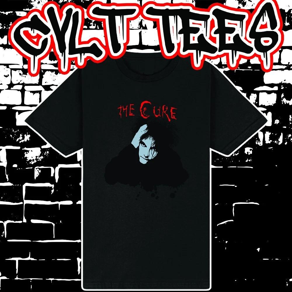 Men s and Women s T-shirts The Cure Robert Smith Band Tee 100% Cotton S