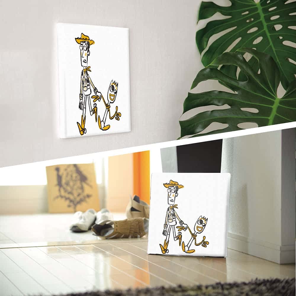 Art Deli Toy Story Poster Panel, 30cm x 30cm, Pixar, Made in Japan, Lightweight Fabric, pixa-1906-015