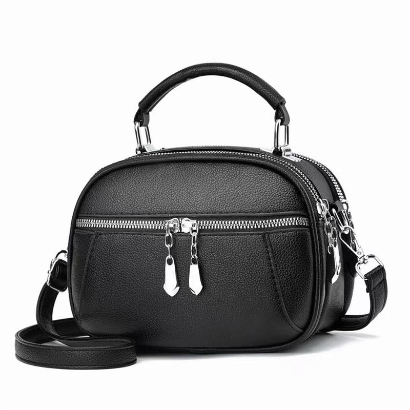 New Handbag Mini Small Round Bag Fashionable Shoulder Bag Simple Messenger Bag