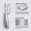 Stainless Steel Edge Peeler Potato Peeler Multifunctional Grater Kitchen Tool for Peeling Sugarcane, Lettuce, And Pumpkin