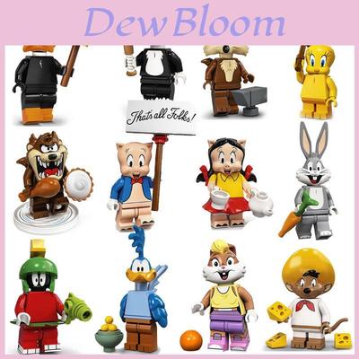 Juguete de Bloques de Construcción de Dibujos Animados Juguete de Montaje Diy Para Niños Material Plástico Tipo Abs 50-100 Piezas Altura 4.5cm Personajes Ligeros)