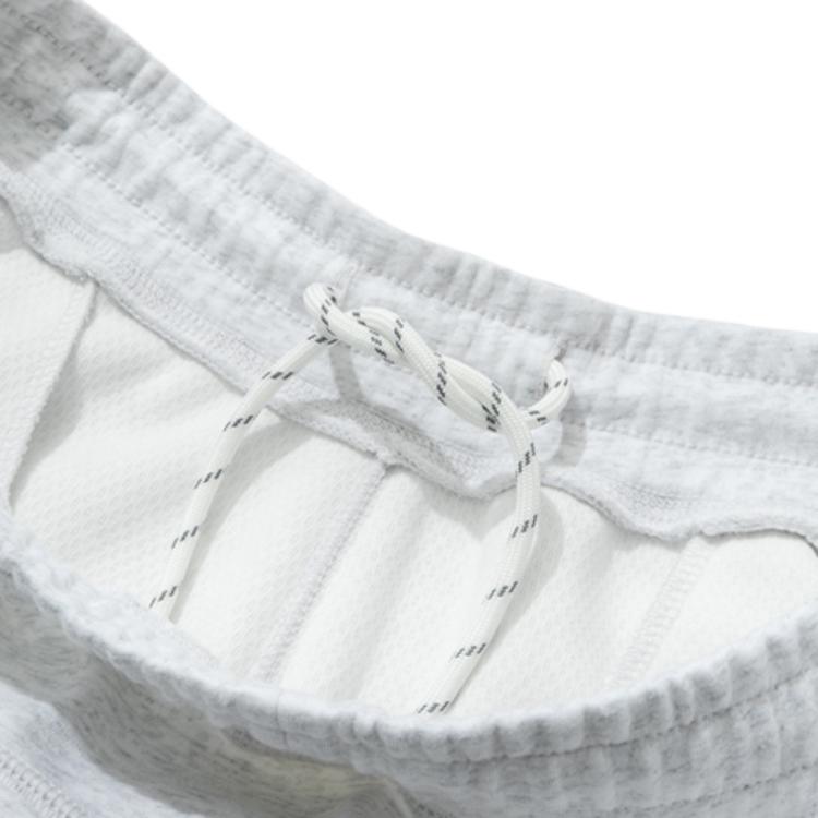 New Era SS22 Minimalist Fleece Loose Mid-Rise Shorts Unisex shorts Gray White 13086464