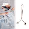 Waist Tightener Pants Waist Buttons Alloy Tighten Waist for Skirt Pants Jeans Adjustable Waist Clip Clothing Accessories