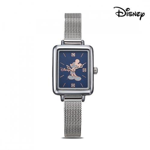 

[Disney] Disney Mickey Mouse Shining Silver Blue Mother-of-pearl Dial Mesh Band D11019MBL none