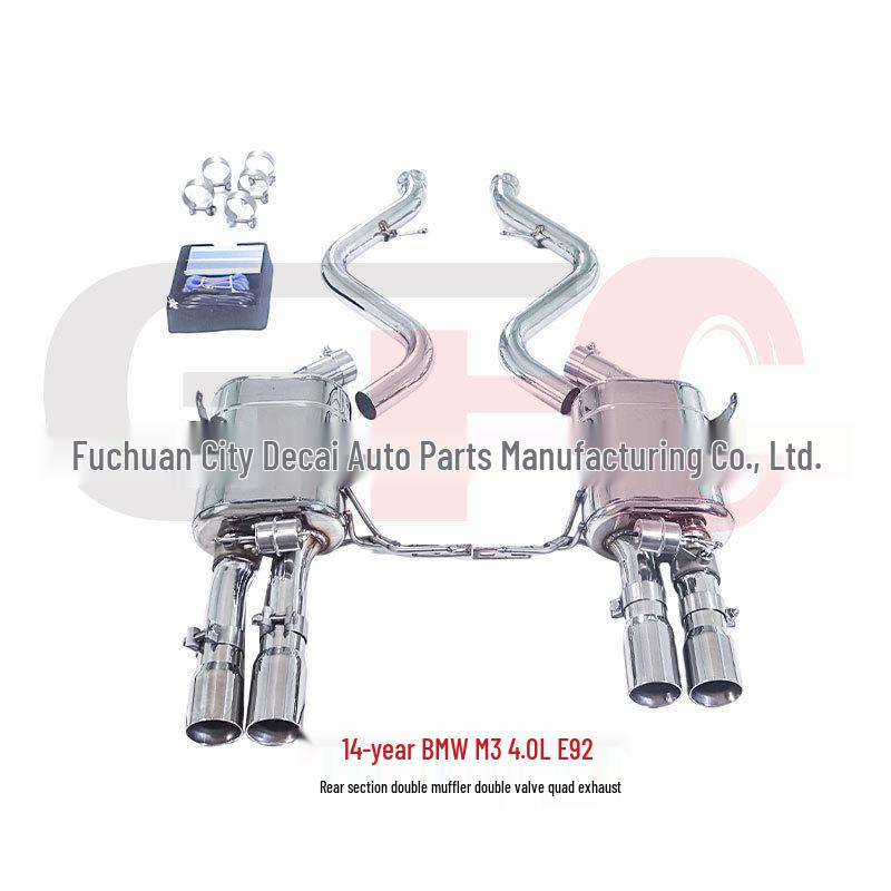 

Suitable for BMW M3 M4 E90 E92 E93 3.0L/4.0L Rear Pneumatic Valve Modified Exhaust Pipe