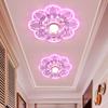 5W Modern Crystal Petals LED Ceiling Light Aisle Hallway Corridor Stairway Kitchen Coffee Bar Indoor Lamp