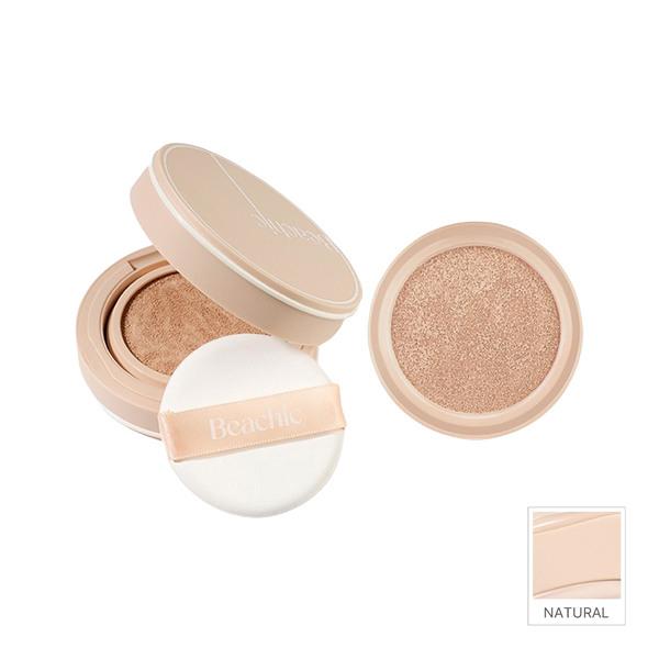 Beachic Perfect Matte Glow Cover Cushion (Main Product) + Refill Natural / For Normal Skin
