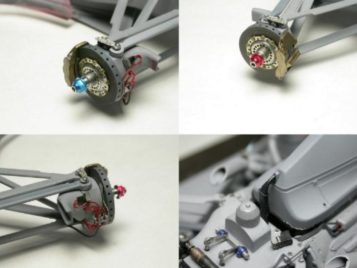 Top Studio Ferrari Super Detail Set Tamiya MD29003 1/20 F1-2000