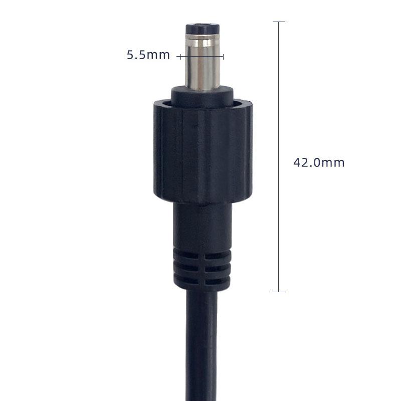 30cm 2Pin core DC Male and Female cable Connector 5.5 x 2.1mm IP68 Waterproof 18AWG 7A Plug Power supply aextend adapter Wires