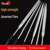 Newcomer 0.6: Set of 5 Assorted Small Shaping Files – Triangular, Half-Round, Flat, and Round