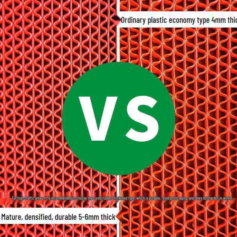 Hollow Anti-Slip Water-Blocking Mat for Kitchen, Pool, and Bathroom