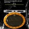 Yellow Flashing Light Touch Auto Solar Charging Car Night Safety Strong Magnetic Base Car Warning Lamp Anti-Collision Tail Light
