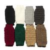 Autumn/Winter Jacquard Wool Wrist Guards Half-Finger Gloves for Men & Women