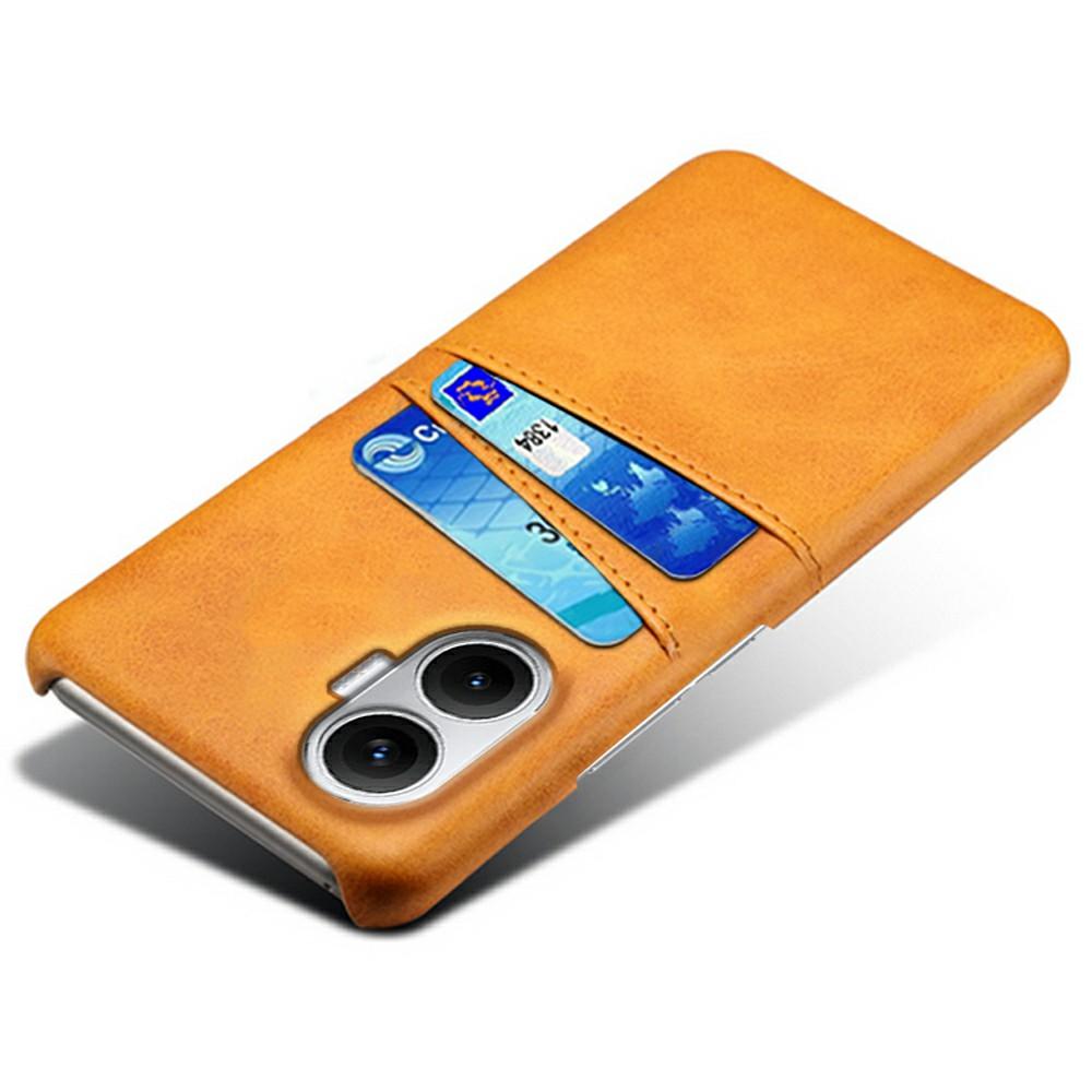 For Xiaomi Poco F7 5G/Redmi Turbo 4 Pro 5G Case Dual Card Slots PU Leather+Hard PC Phone Cover