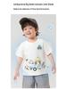 Rightou Summer 2025 Boys' Short-Sleeve T-Shirt - New Children's Toddler Top, Lightweight Half-Sleeve Style