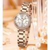 NIBOSI Diamond Dial Quartz Watch for Women Fashion Elegant Ladies Watches Stainless Steel Waterproof Women's Wristwatch