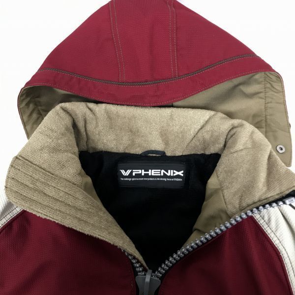 Phenix Pullover Insulated Mountain Parka Men S Women L Unisex Red White Waist Drawcord(USED)