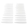 240 Pcs Long Stiletto Nail Tips Clear White Professional False Nails Full Cover Extra Long Nail Tips for Acrylic Nails