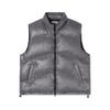 Apostrophe Comma High-Gloss Angle Padded Vest (Dark Gray)
