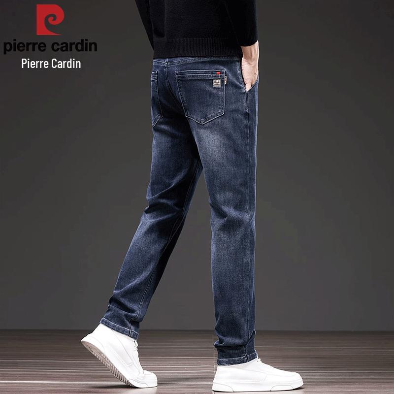 Pierre Cardin Men's Slim-Straight Fleece-Lined Jeans