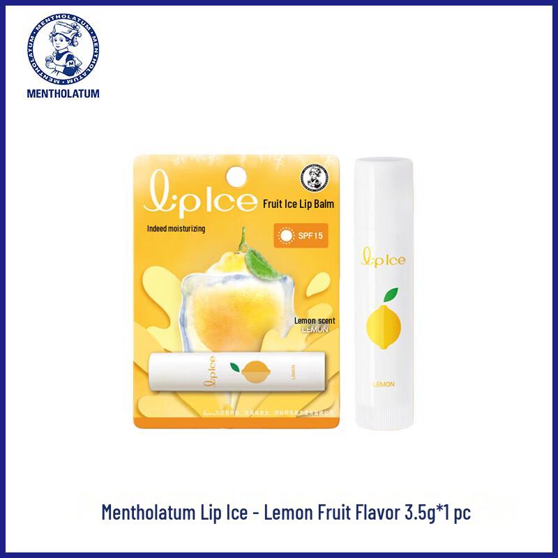 

Mentholatum Fruity Ice Lip Balm - Lemon