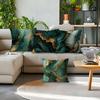 Grüne Marmor Kissen Kissenbezug Kissenhülle Dekokissen Sofa Dekoration Kissenbezug Haus Auto Sofa Dekor