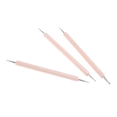 3Pcs Ball Styluses Tool Set For Embossing Pattern Clay Sculpting