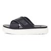 UGG Zayne Vollnarbenleder Bequeme Lässige Mode Sandalen Damen Sandalen Schwarz 1128635-BLLE