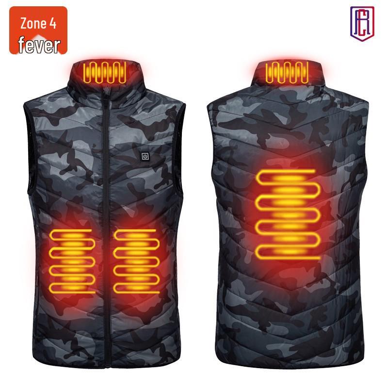 Smart USB Heated Vest: Unisex Winter/Autumn Thermal Wear with Constant Temperature Control