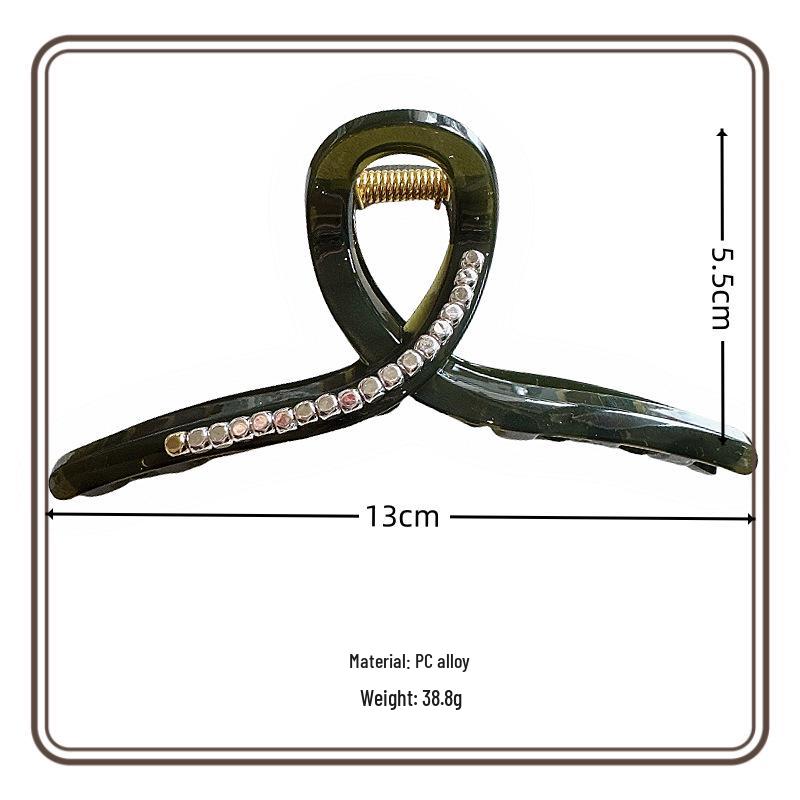 Korean Versatile Alloy Claw Hair Clip for Simple Updo