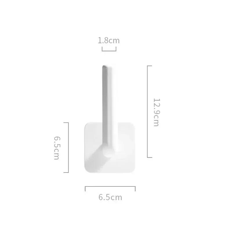 1PC Toilet Paper Holder Punch Free Under Cabinet Paper Roll Rack Tissue Hanger Storage Rack For Bathroom Toilet Kitchen Organize